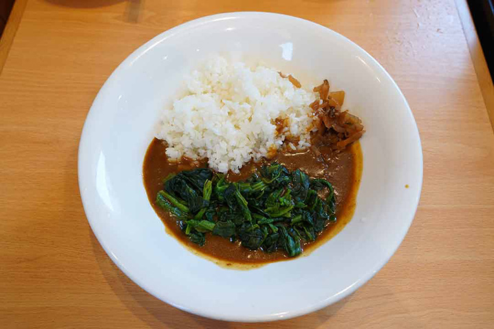 ほうれん草カレー（ミニ）