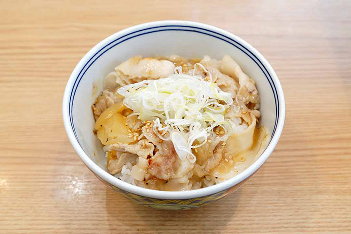 ねぎ塩豚丼（小盛）